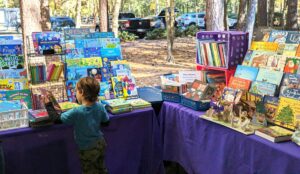 book fair at the New School fall festival